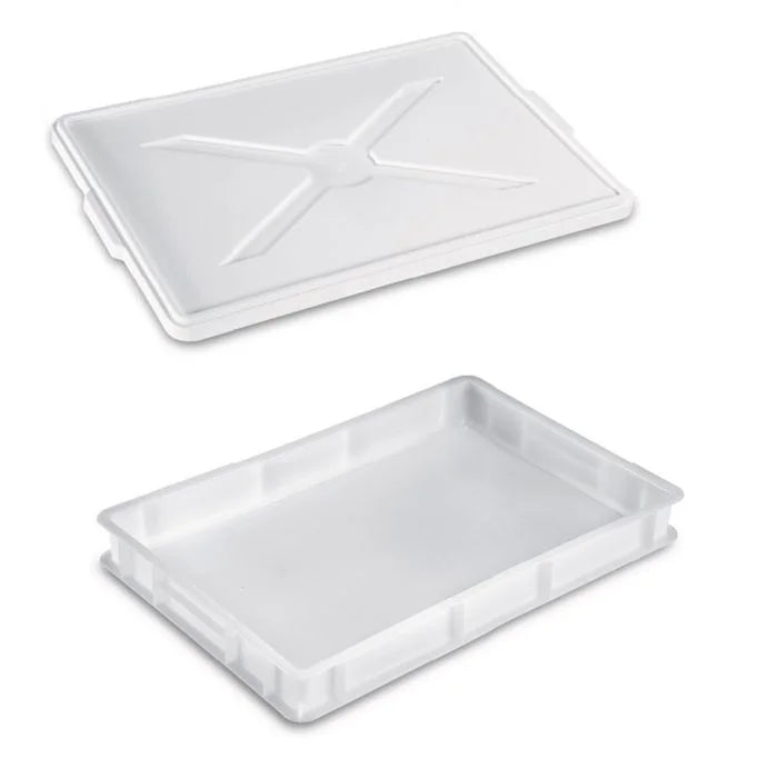 1 coperchio + 1 contenitore cassetta box impasto lievitazione panetti pizza Giganplast