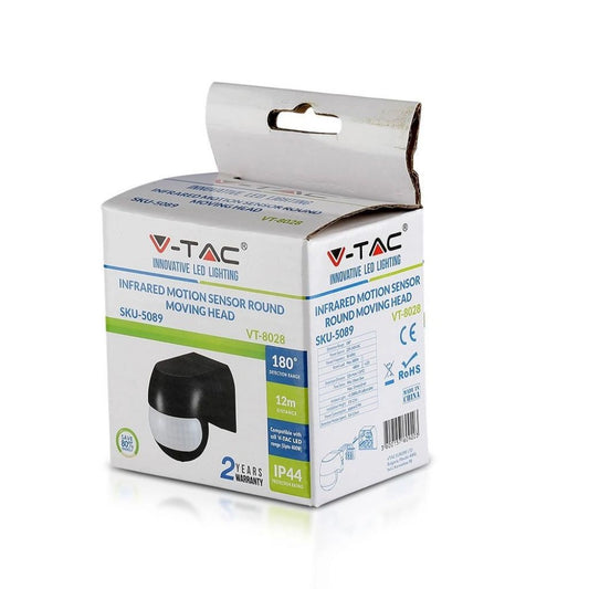 V-Tac 5089 VT-8028 sensore di movimento orientabile a infrarossi