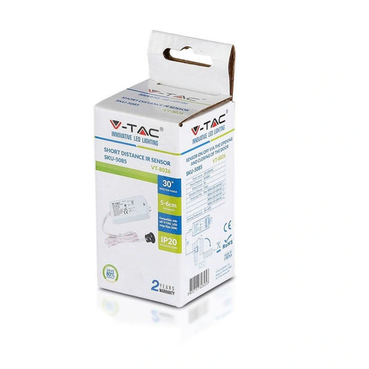 V-Tac SKU 5085 VT-802 sensore di movimento a infrarossi apertura chiusura porta