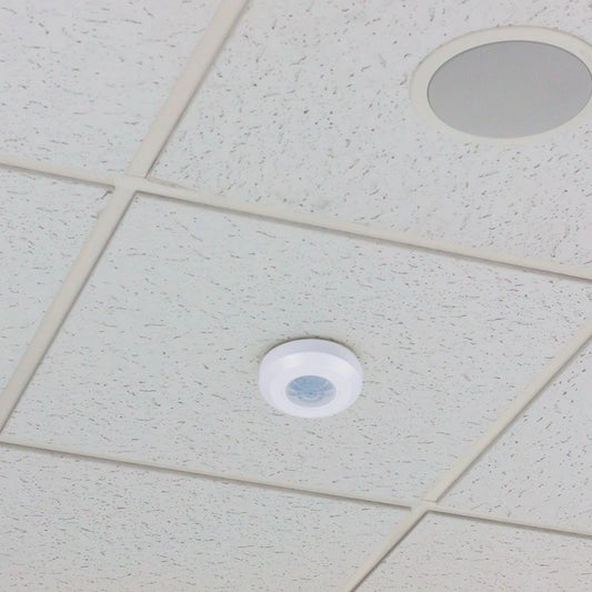 V-Tac SKU 6606 VT-8091 sensore di movimento a infrarossi a plafone distanza rilevamento 8 metri