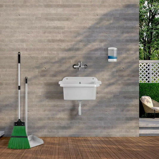 Pilozzo sospeso a parete in resina cm 58 x 45 con kit di scarico fissaggi inclusi