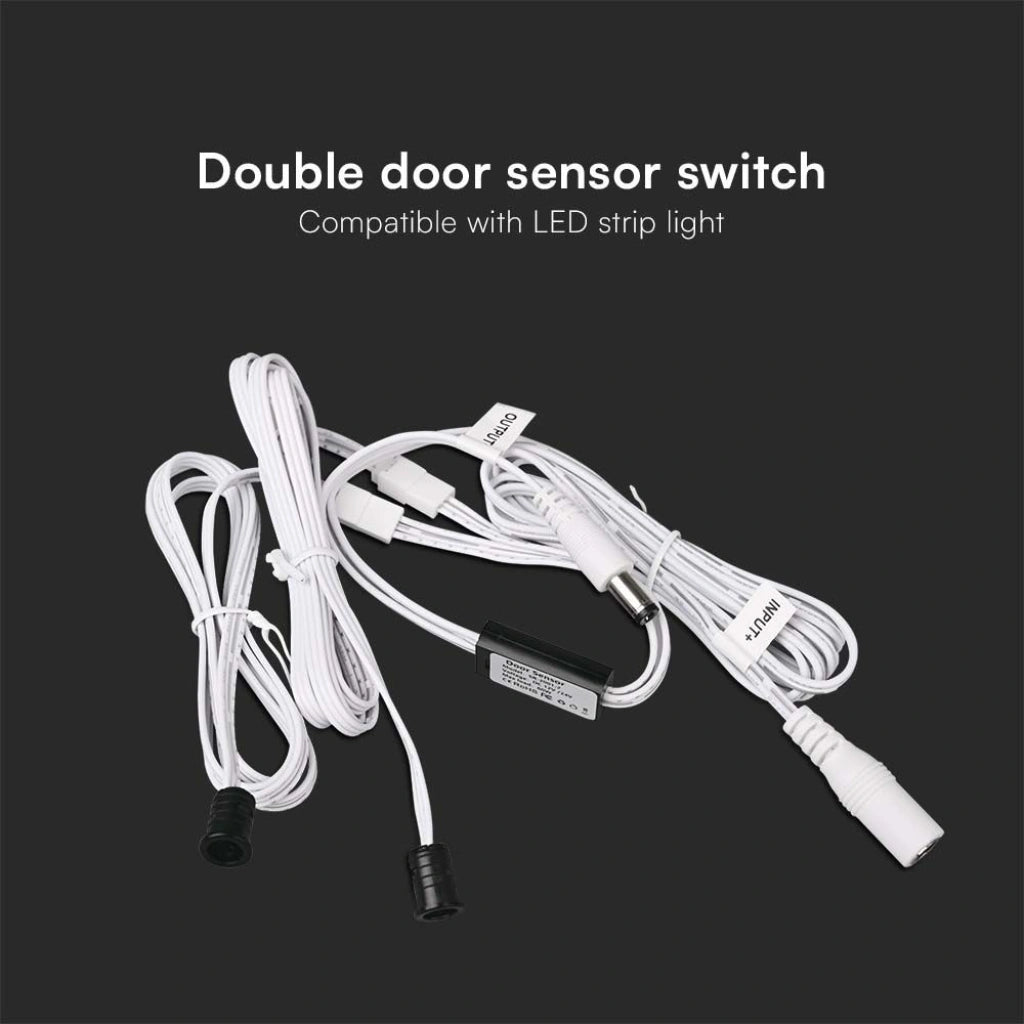V-Tac SKU 23457 VT-82060 interruttore con sensore per porte a doppia anta. Compatibile con strip led.  A plafone/incasso.