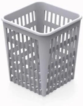 Set completo per lavastoviglie. Il set è composto da un cestello tondo di diametro 35 cm, da un cestino porta cucchiani quadro di dimensioni 11 x 11 cm e da una griglia porta piattini a 12 posti. Prodotti da Inox Macel, questi accessori costituiscono un set completo per lavastoviglie di casa, bar, ristoranti, locali pubblici e attività ristorative.