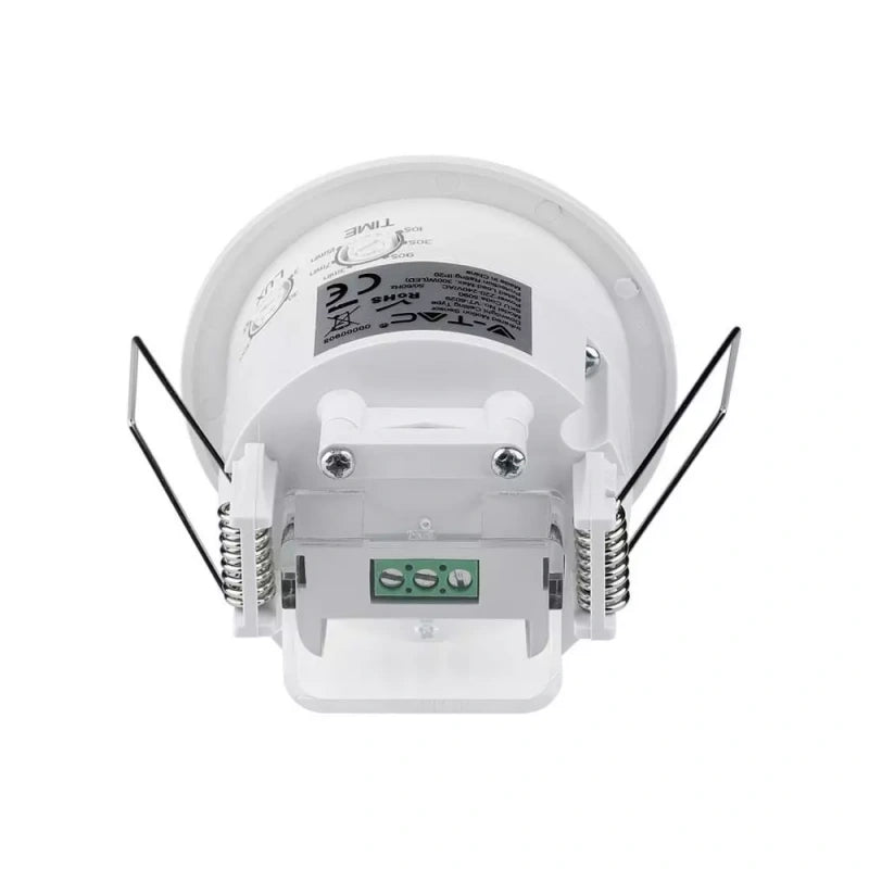 V-Tac SKU 5090 VT-8029 sensore di movimento a infrarossi a incasso colore bianco