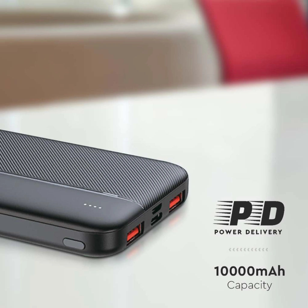 V-Tac SKU 7831 VT-10000-B power bank per smartphone e tablet. 10000 mAh. Rettangolare. Colore nero.