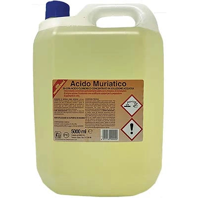 Acido cloridrico muriatico 30 - 33% tanica da 5 litri