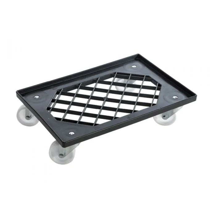 Giganplast 1855/ABS carrello box service grigliato ruote trasporto cassette lievitazione impasto panetti pizza cm 60 x 40 x 16
