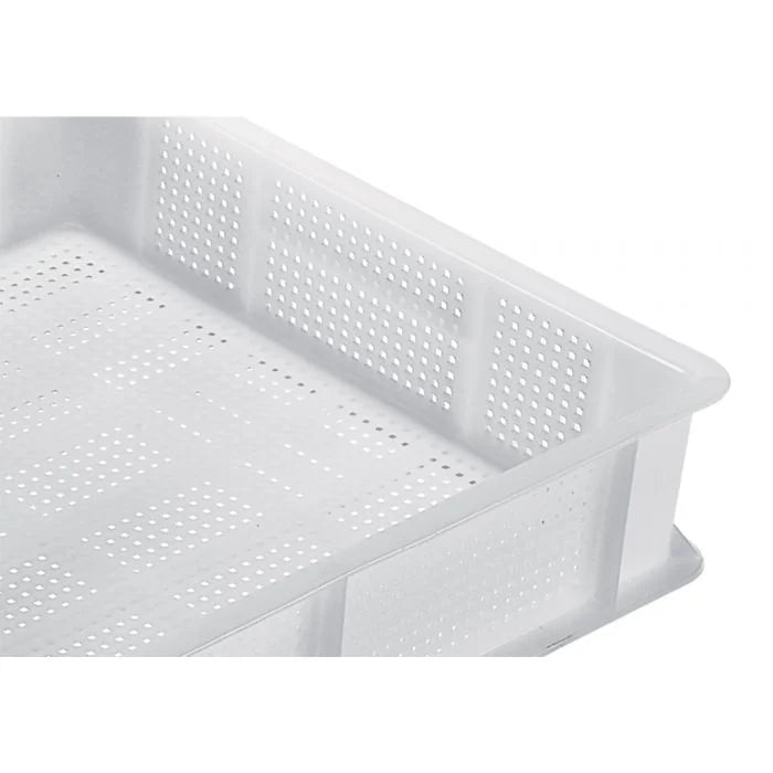 Giganplast 1880/HD3 dimensioni cm 30 x 40 x h 10 contenitore cassetta service forata sovrapponibile porta impasto lievitazione panetti pizza