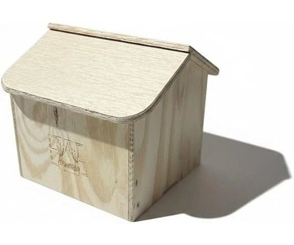 Terrario casetta in legno per tartarughe villetta rifugio cm 30 x 30 x h 23