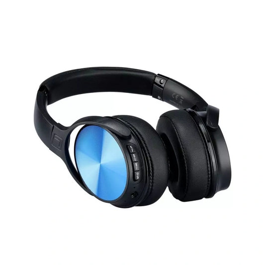 V-Tac SKU 7728 VT-6322-R cuffie senza fili per ascoltare musica. Bluetooth. Testa rotante. Colore blu. Con custodia. Controlla musica e media sul tuo smartphone. Suono di alta qualità. Connettività fino a 10 metri. Autonomia di 12 ore. Per ascoltare musica e telefonare con le mani libere. Microfono integrato. Tasti per il controllo. Micro cavo USB incluso. Slot per scheda SD/TF. Porta ausiliaria.