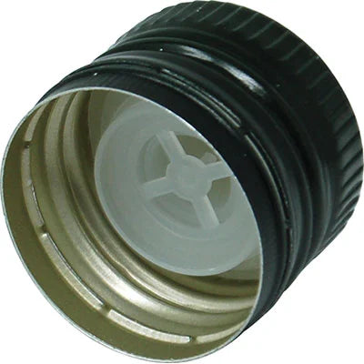 100 capsule tappi prefilettati con salvagoccia colore oro nero verde mm 31,5 x 24