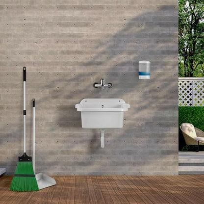 Pilozzo sospeso a parete in resina cm 58 x 45 con kit di scarico fissaggi inclusi