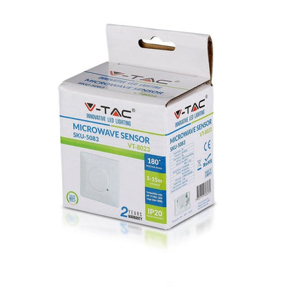 V-Tac SKU 5083 VT-8023 sensore di movimento a microonde a plafone