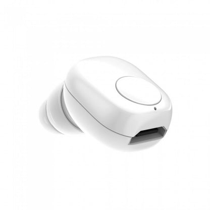 V-Tac SKU 7705 VT-6500 auricolare bluetooth. Colore bianco. 55 mAh. Autonomia 3 ore. Leggera. Con microfono integrato. Per telefonare, anche alla guida, con le mani libere. Suono digitale di alta qualità. Amplificatore stereo. Compatibile con tutti i dispositivi bluetooth. Ideale per chi fa sport in movimento.