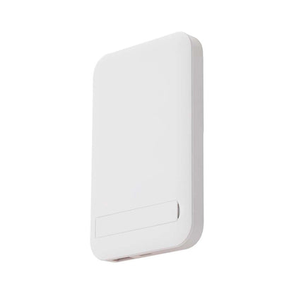 V-Tac SKU 23039 VT-3529 power bank ultra sottile. Magnetico. Con ricarica wireless. Colore bianco.