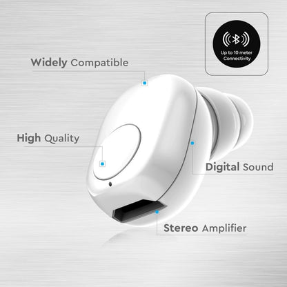 V-Tac SKU 7705 VT-6500 auricolare bluetooth. Colore bianco. 55 mAh. Autonomia 3 ore. Leggera. Con microfono integrato. Per telefonare, anche alla guida, con le mani libere. Suono digitale di alta qualità. Amplificatore stereo. Compatibile con tutti i dispositivi bluetooth. Ideale per chi fa sport in movimento.