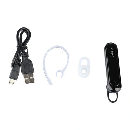 V-Tac SKU 7702 VT-6800 auricolare bluetooth. 170mAh. Colore nero. Autonomia: 12 ore. Tempo di ricarica: 1/2 ore. Ideale per chi è alla guida per telefonare con le mani libere e per ascoltare musica o per chi è al computer.