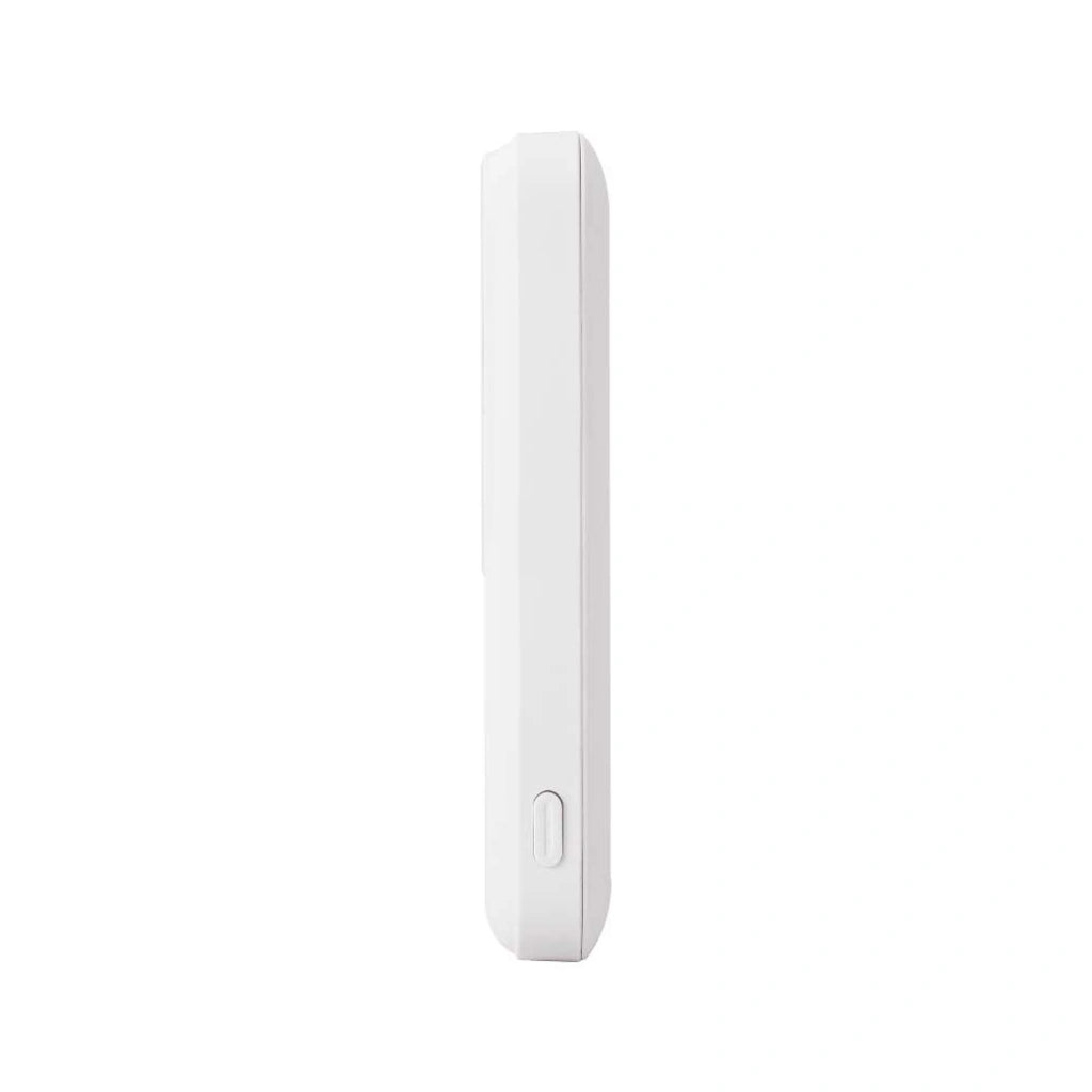 V-Tac SKU 23039 VT-3529 power bank ultra sottile. Magnetico. Con ricarica wireless. Colore bianco.