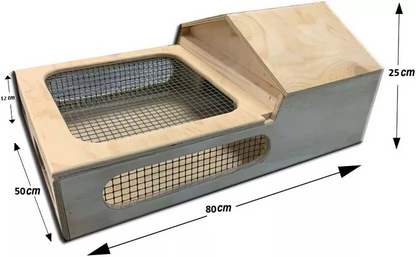 Casetta terrario gabbia trasportino legno tartarughe rettili serpenti