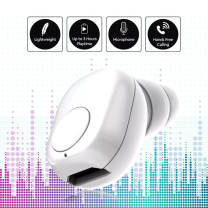 V-Tac SKU 7705 VT-6500 auricolare bluetooth. Colore bianco. 55 mAh. Autonomia 3 ore. Leggera. Con microfono integrato. Per telefonare, anche alla guida, con le mani libere. Suono digitale di alta qualità. Amplificatore stereo. Compatibile con tutti i dispositivi bluetooth. Ideale per chi fa sport in movimento.