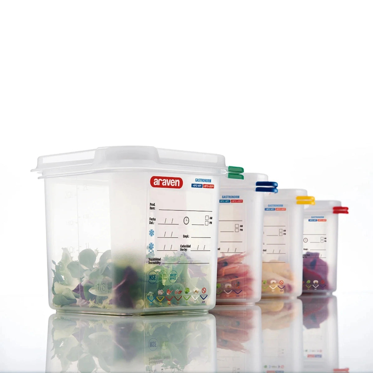 Contenitore per alimenti Araven con coperchio ermetico cm 32,5 x 17,6 x h cm 15
