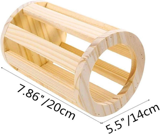Mangiatoia in legno per conigli criceti scoiattoli roditori cincillà fieno cm 20 x 14