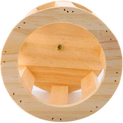 Mangiatoia in legno per conigli criceti scoiattoli roditori cincillà fieno cm 20 x 14