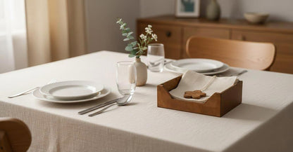 3 portatovaglioli in legno cm 23 x 23 x h 8 dispenser salviette carta legno grezzo arredo centro tavola