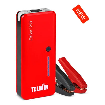 Telwin Drive 1250 avviatore al litio per moto auto camper furgoni motori marini