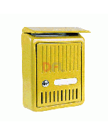 Cassetta postale per esterno inlamiera verniciata a forno. Dimensioni cm 18 x 5 x h 25 e cm 22 x 7 x h 35. Disponibile nei colori grigio, beige, verde.
