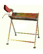 cavalletto tavolo banco taglialegna per tagliare legno in acciaio con attacco per motosega