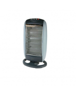 Dusty Kos stufa elettrica alogena 4 lampade cm 36 x 17 x h 65. 4 selezioni riscaldanti 400 / 800 / 1200 / 1600 Watt. Protezione termica