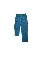 Maurer abbigliamento da lavoro per edilizia pantaloni jeans multitasche in cotone 100%