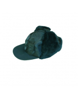 Maurer Grizzly abbigliamento da lavoro per edilizia berretto con frontino colore blu in nylon gommato antipioggia con paraorecchi foderati con pelliccia taglia unica