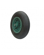 Maurer ruota pneumatica per carriola vasca plastica 70691 nucleo in plastica antiurto diametro mm 400 x 80 asse corto