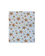 Maurer tenda per doccia fantasia stelle marine completa di ganci di fissaggio in tessuto poliestere impermeabile
