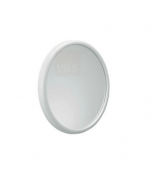Metaform Linea specchio tondo per il bagno in durolite colore bianco diametro cm 50