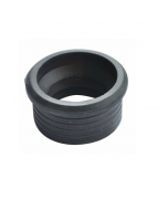 Morsetto per curva tecnica in gomma morbida nera per il collegamento di utenze ad impianti di scarico mm 50 x 40 - 25 pezzi