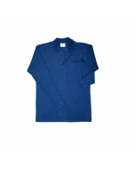 Papillon abbigliamento da lavoro per edilizia polo maniche lunghe colore blu navy 100% in cotone