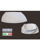 Saturnia piatto Tokio da portata cm 31 bianco set 6 pezzi
