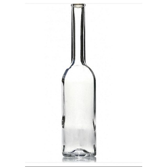 6 bottiglia bottiglie in vetro da 200 cc per limoncello e liquori liquore  opera in vetro chiaro