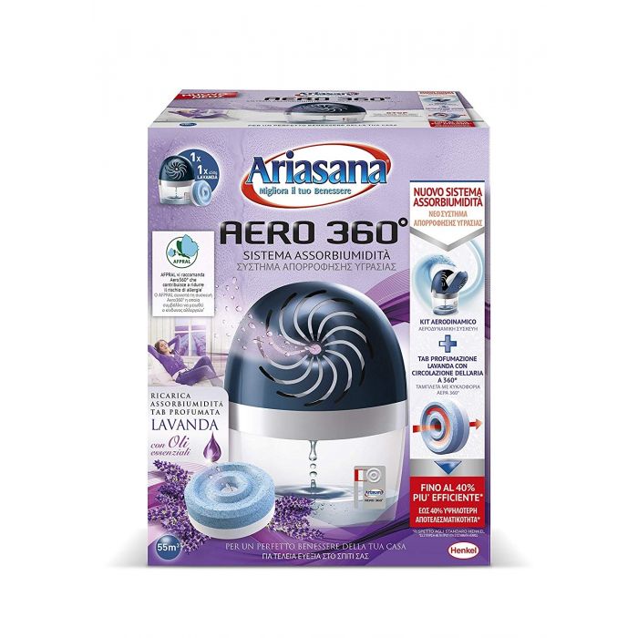 Ariasana Aero 360° sistema assorbiumidità casa ufficio