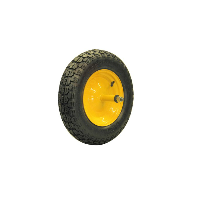 Maurer ruota pneumatica per carriola asse mm 200 nucleo in acciaio diametro  mm 350 x 80