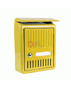 Cassetta postale per esterno inlamiera verniciata a forno. Dimensioni cm 18 x 5 x h 25 e cm 22 x 7 x h 35. Disponibile nei colori grigio, beige, verde.