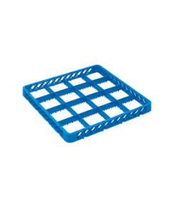 Inox Macel rialzo per base 16 scomparti blu per lavastoviglie 50x50 cm altezza 4,50 cm