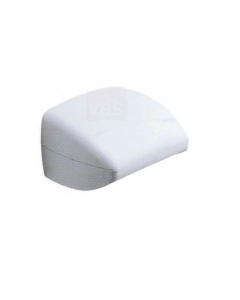 Metaform Evy porta rotolo carta igienica da bagno in abs colore bianco cm 14 x 13 x h 9