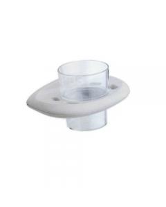 Metaform Evy portabicchiere supporto e bicchiere in abs colore bianco cm 16 x 10 x h 9,5