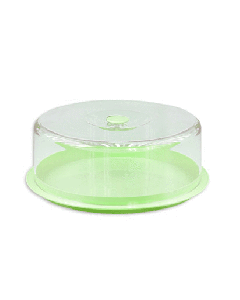 vetrinetta campana copri torta per trasportare dolci in plastica diametro cm 28